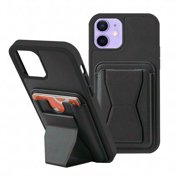 Étui portefeuille avec porte-cartes et béquille pour iPhone 12/12 Pro Étui portefeuille avec porte-cartes et béquille pour iPhone 12/12 Pro